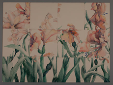 Watercolor Floral Deconstruction/Reconstruction